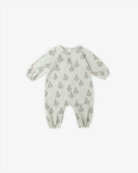 Rylee + Cru Kids' Henley Jumpsuit in trees - kids' item