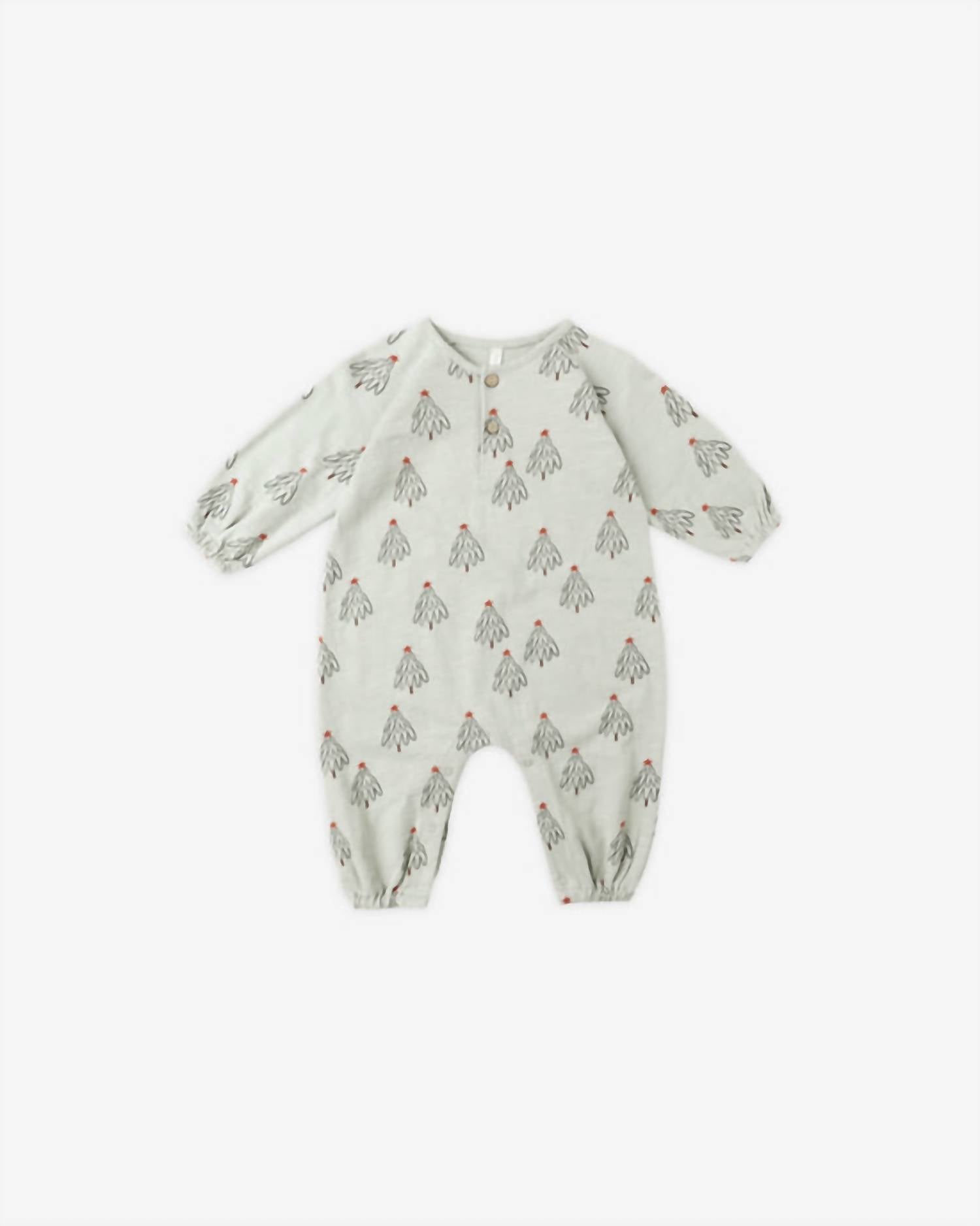 Rylee + Cru Kids' Henley Jumpsuit in trees - kids' item