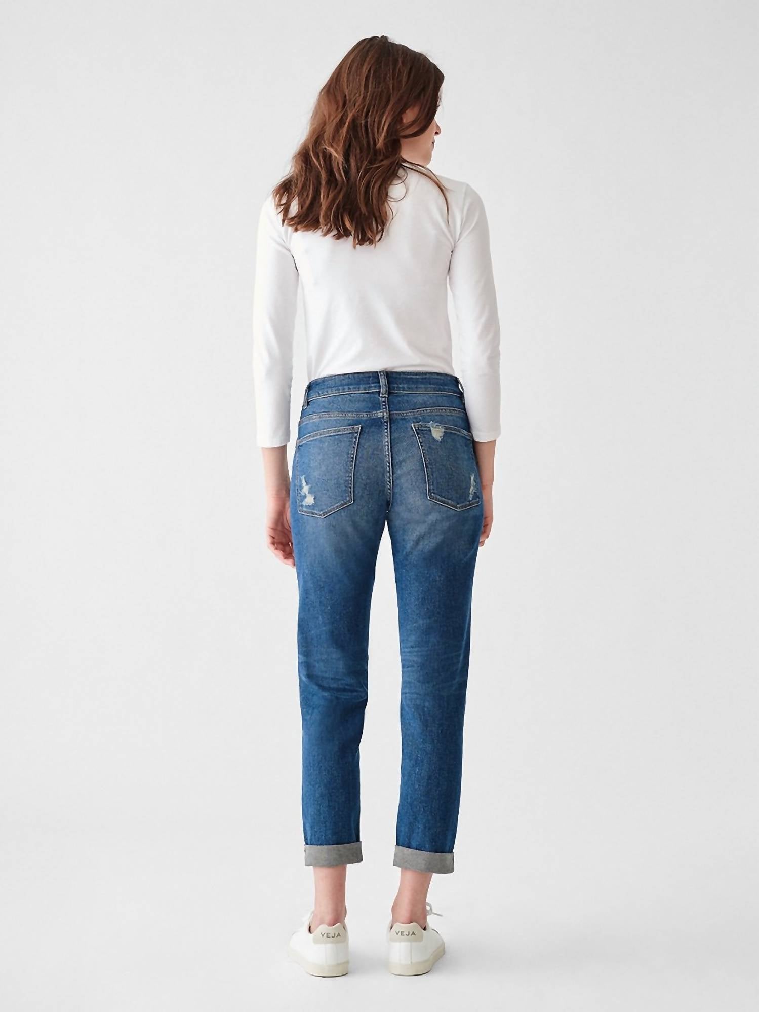 Dl1961 - Women'S - Riley Boyfriend Straight Jean