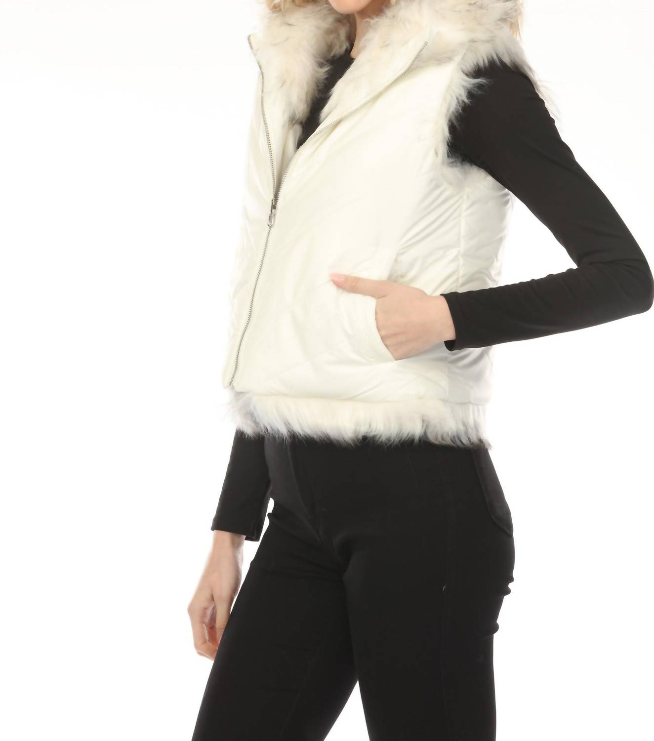 Metric Knits - Reversible Faux Fur Vest