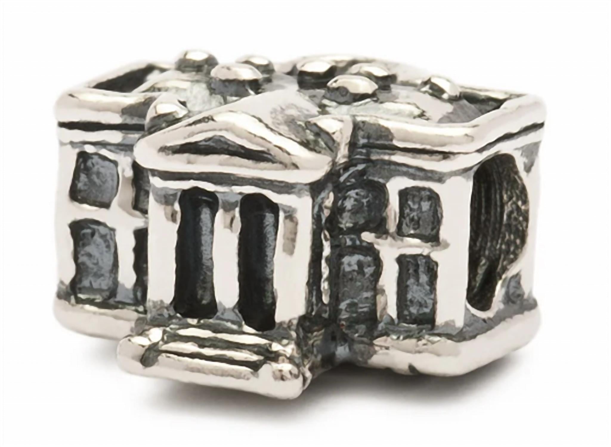 Trollbeads White House Sterling Bead in silver - women's jewelry