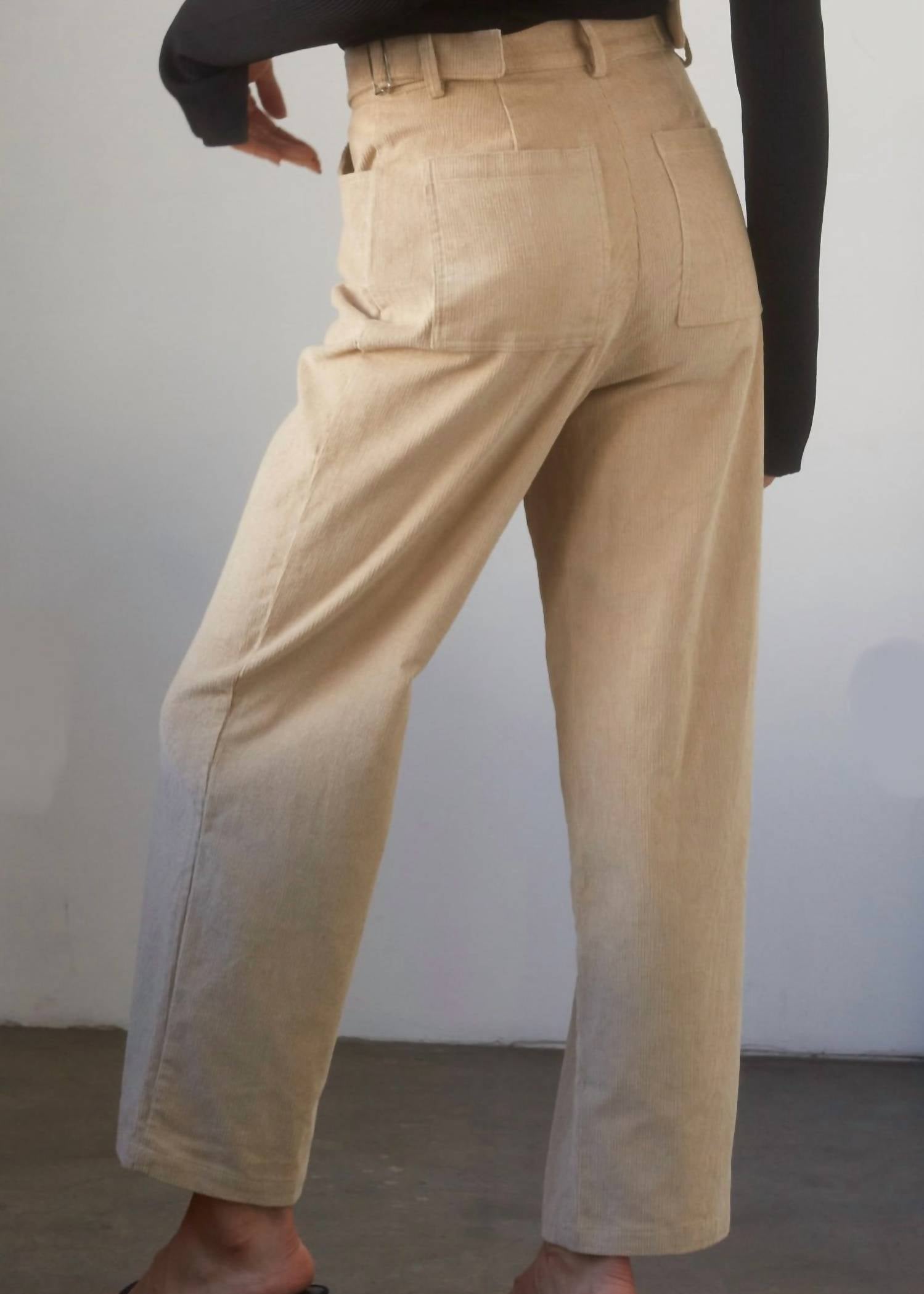 Crescent - Women's Tianna Pleated Corduroy Trouser