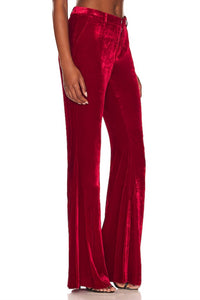 L'Agence - Lane Velvet Flare Pants