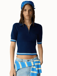 Guest In Residence - Marcella Light-weight Polo Top