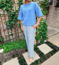 Entro - Short Sleeve Pullover Top