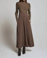 Crescent - Brooks Dress And Sweater Two-piece Set