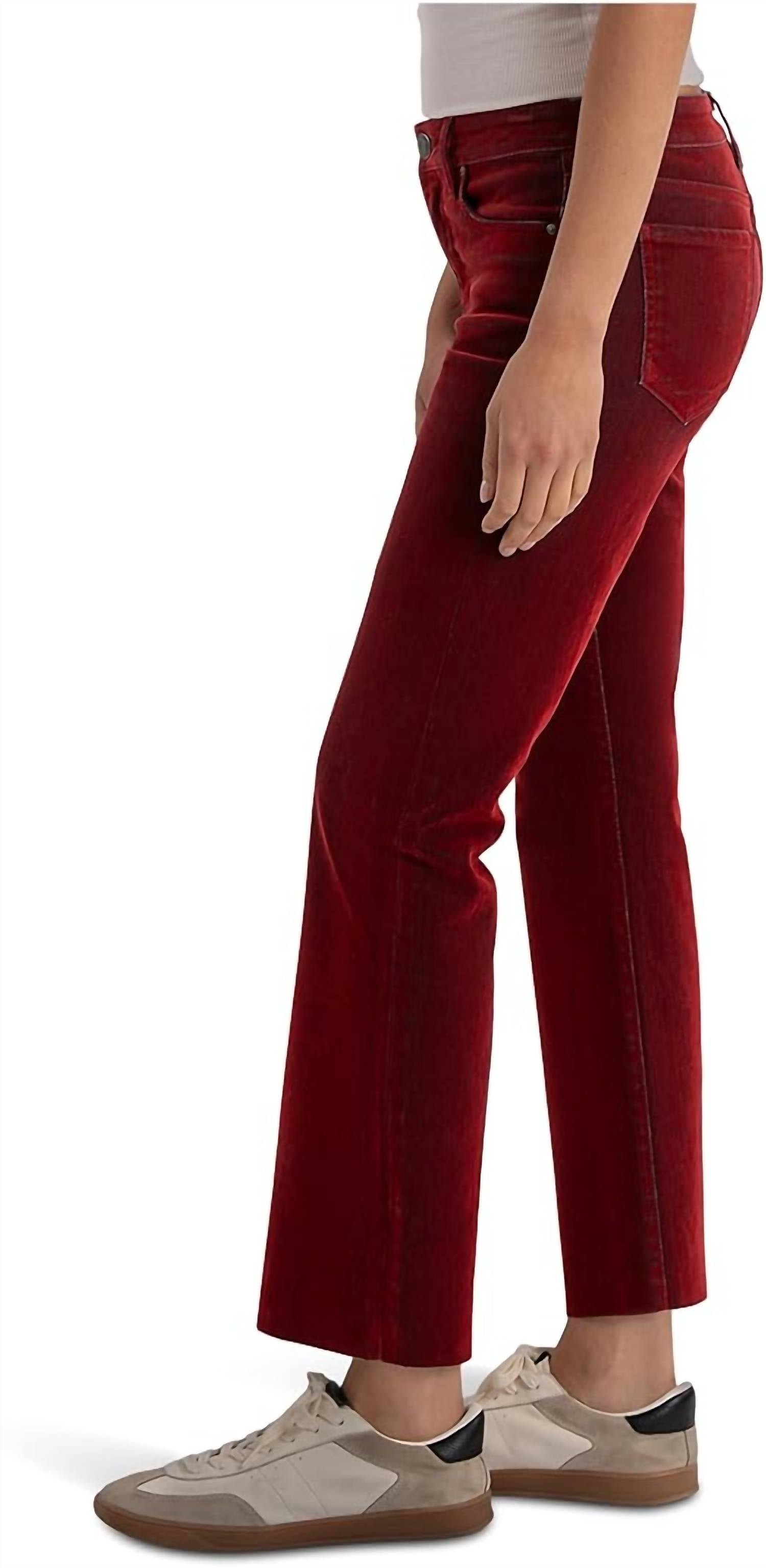 Kut From The Kloth - Kelsey Hi Rise Ankle Flare With Raw Hem Pant