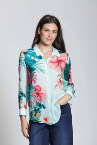 Apny - Roll Up Sleeve Top