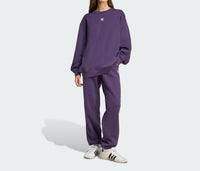 adidas Essentials Oversized Crew Sweatshirt in purple - women's top - view 4