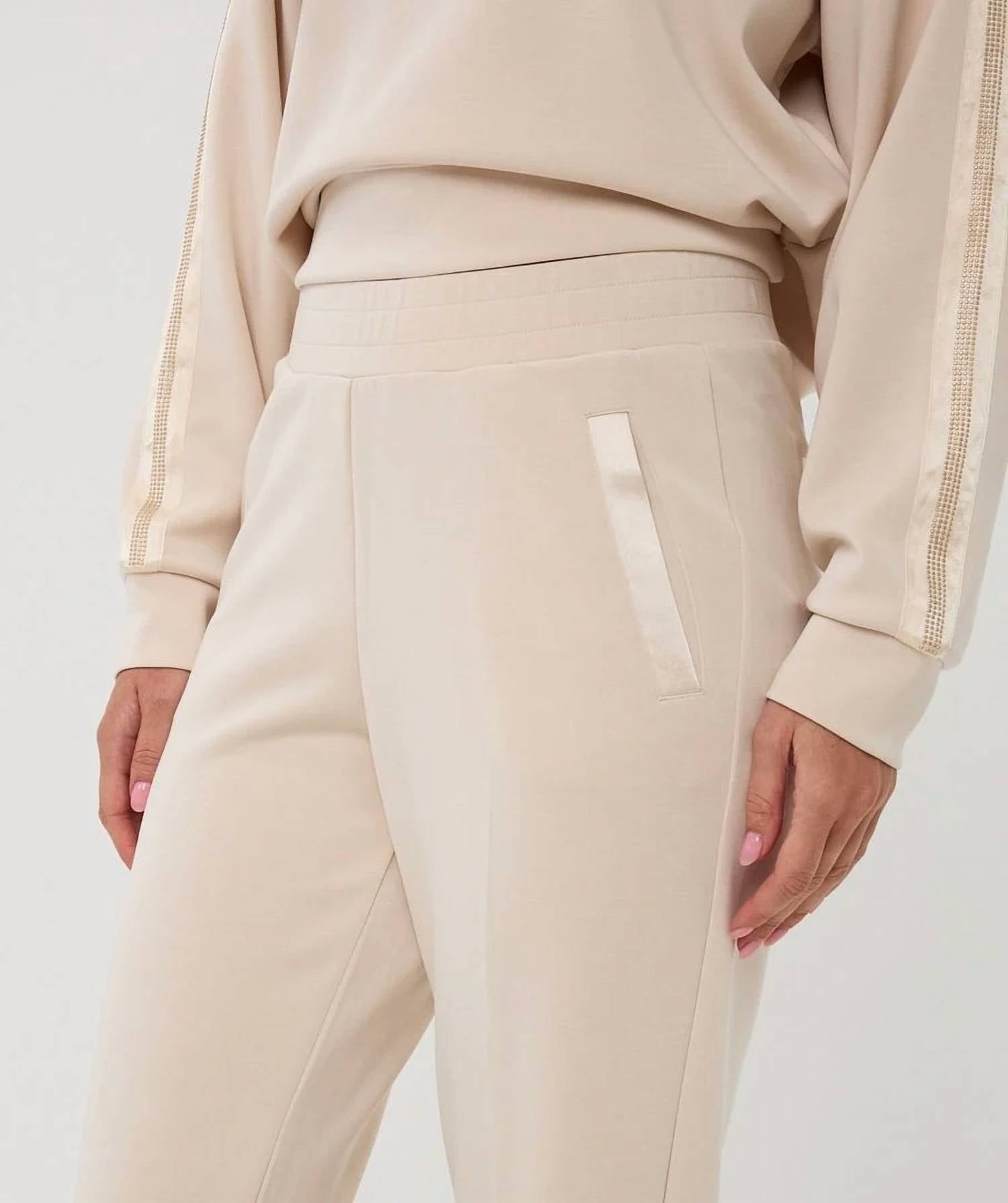 Esqualo - Selma Straight Leg Modal Trousers