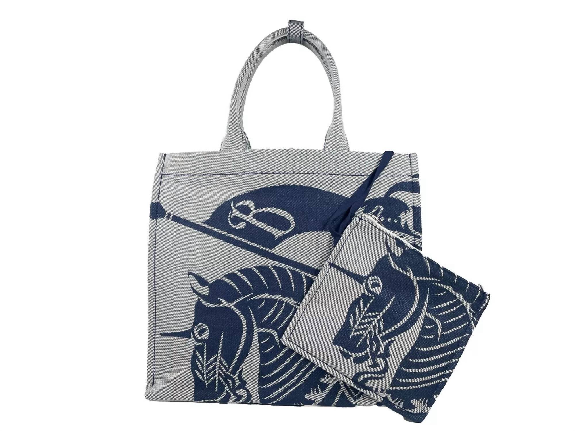 Burberry - Women's Ekd Canvas Tote Bag With Coin Pouch