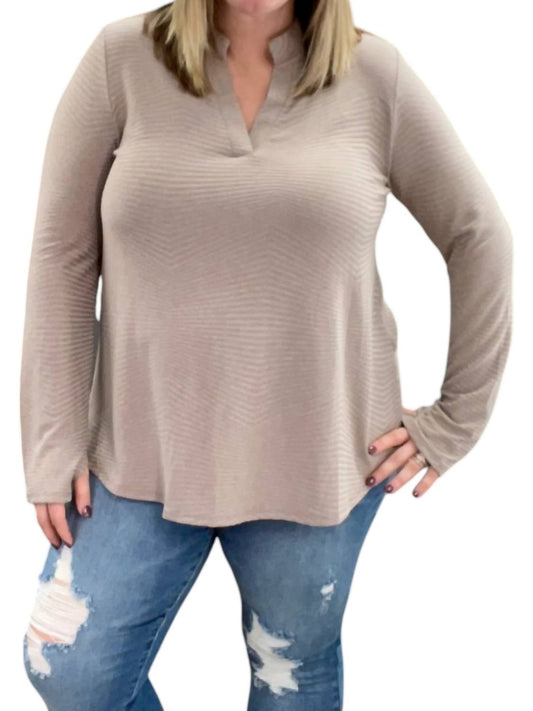 Honeyme - Long Sleeve With Thumbholes Gabby Top