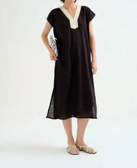Compania Fantastica - Cotton Caftan Midi Dress