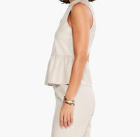 Nic + Zoe - Fedrica Faux Leather Swing Top