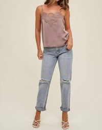 Wishlist - Satin Lace Cami