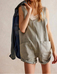 Free People - High Roller Denim Shortalls