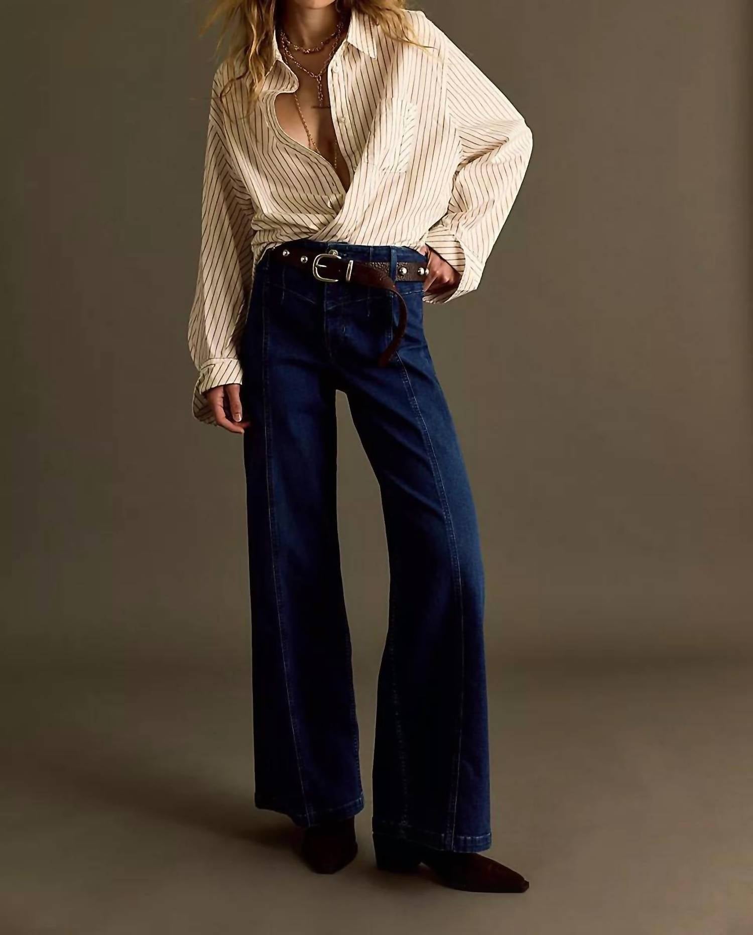 Free People - Libre Wide Leg Jeans