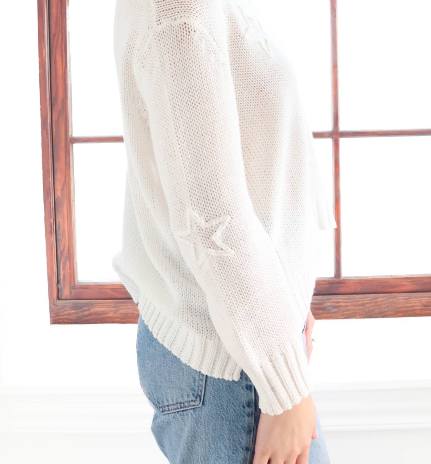 Wooden Ships - Star Embroidered Sweater