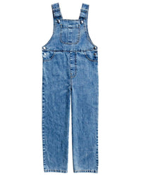 feather 4 arrow Girls Heritage Overallls in vintage denim - kids' item - detail view