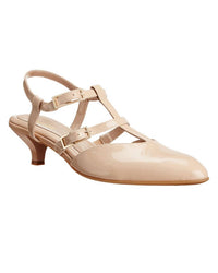 Beautifeel Women's Monica Dress Pump in paudre patent - women's heels - detail view