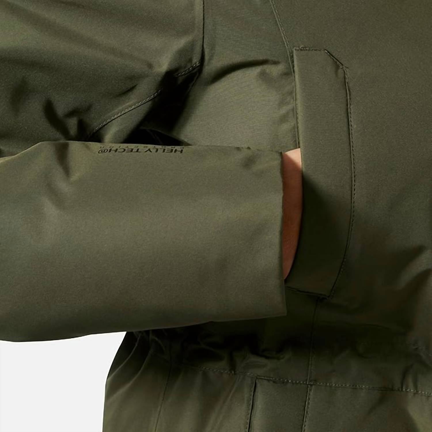 Helly Hansen Women's Senja Parka in utility green - women's jacket - view 4