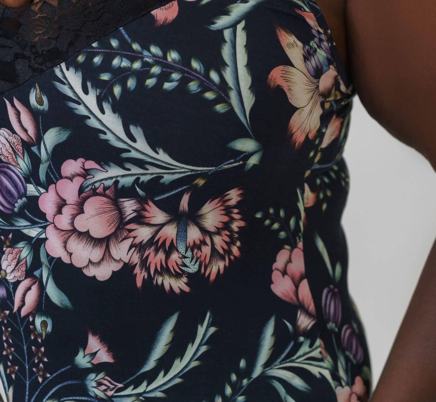 Kilo Brava - Satin & Lace Mini Slip
