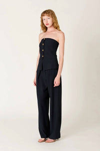Nia - Grainge Strapless Top