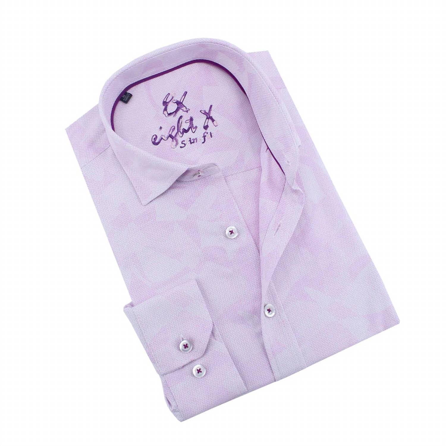 Eight X - Geo-shapes Button Down Jacquard Shirt