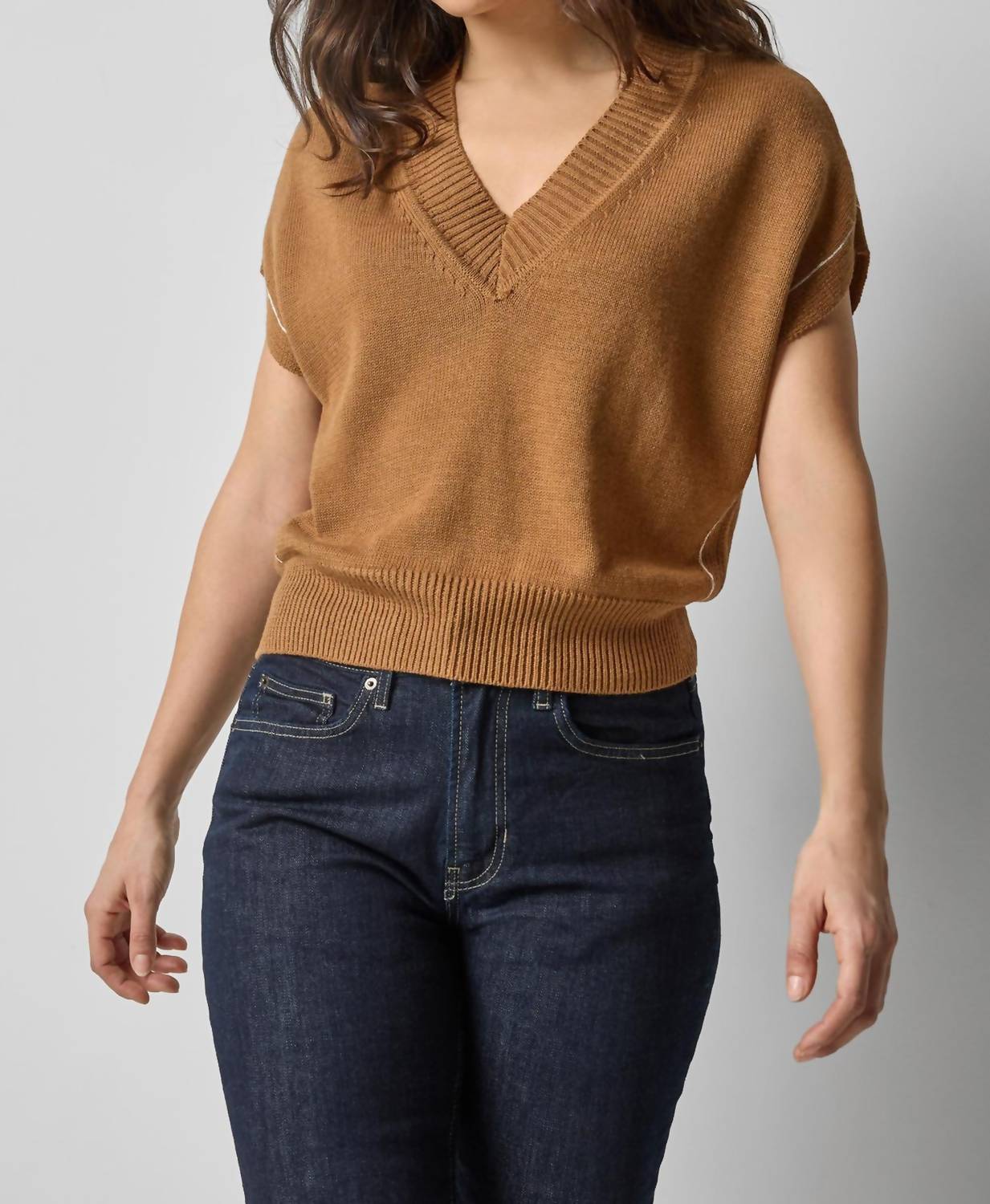 Lilla P - V-neck Wedge Sweater