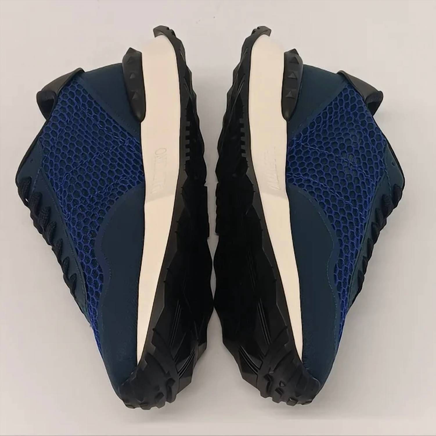 Valentino Garavani Men's V Logo Chunky Low Top Sneakers in blue - men's sneaker - detail view
