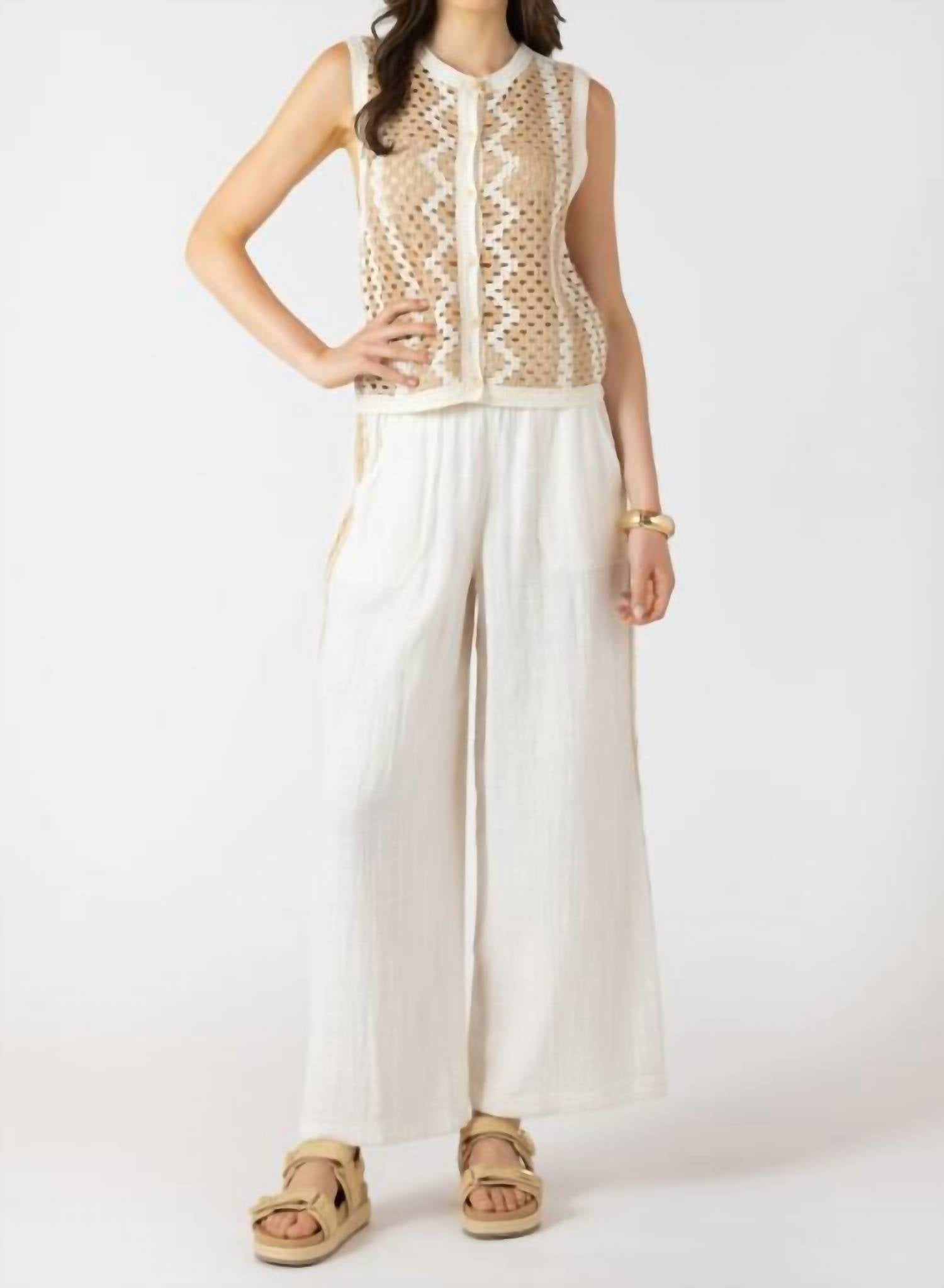 Dex - Coastal Escape Crochet Top