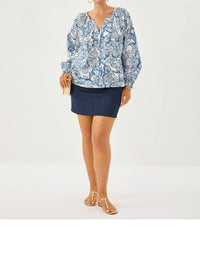 Lilly Pulitzer - Colette Stretch Denim Mini Skirt