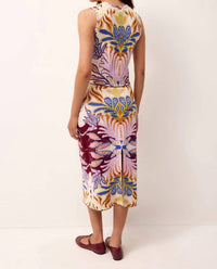 Marie Oliver Women's Janis Skirt in hydrofleur - women's skirt - detail view