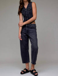 Hidden - Sammie Cropped Barrel Jeans