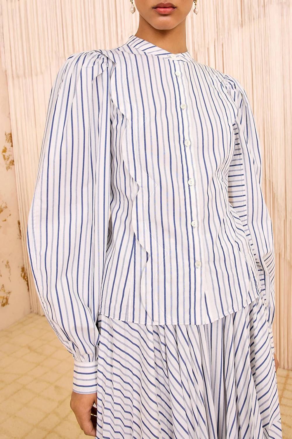 Ulla Johnson - Cybil Long Sleeve Button Front Blouse