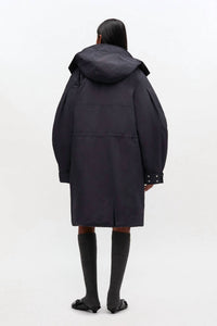 Ganni - Oversized Tri-layer Parka Coat
