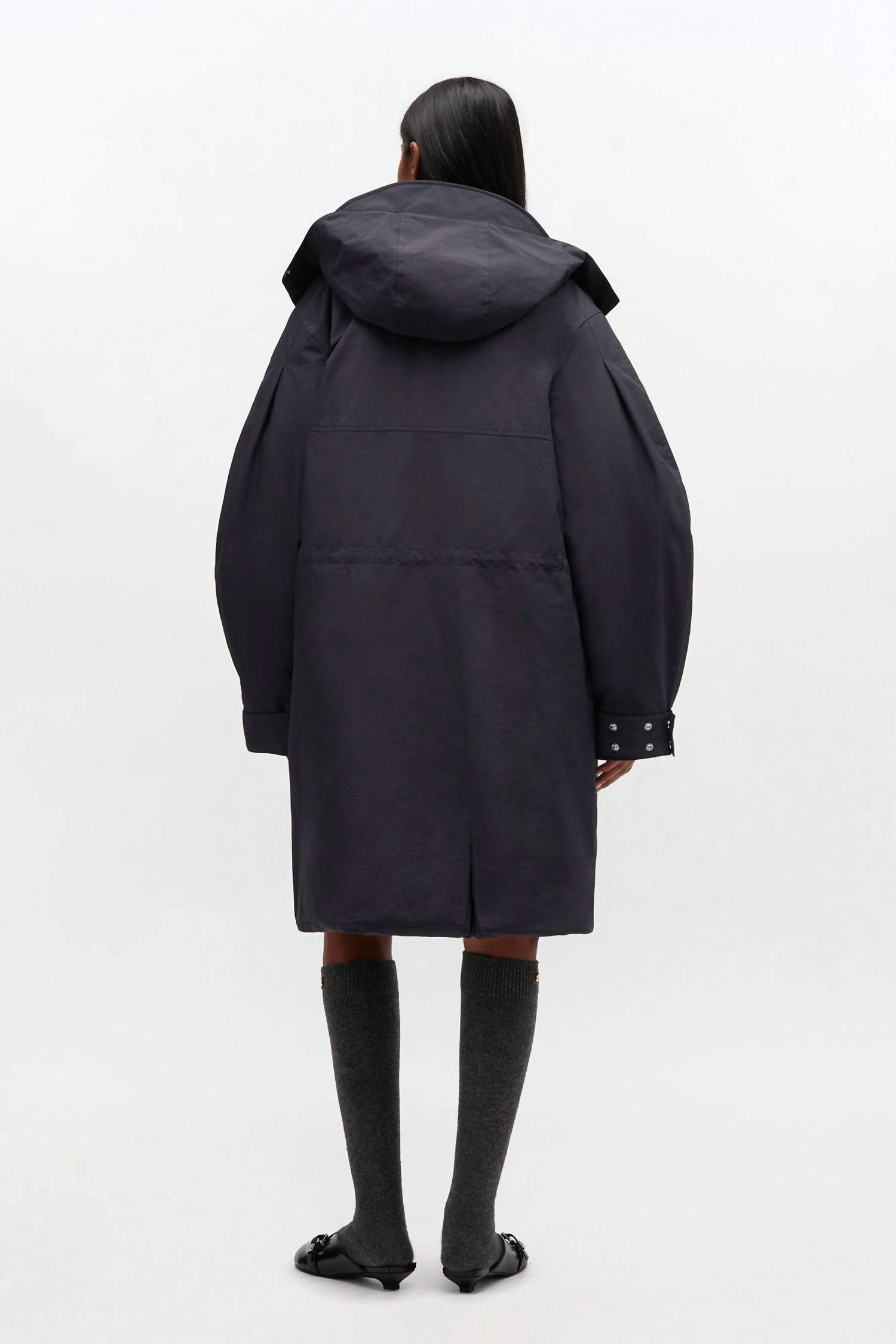 Ganni - Oversized Tri-layer Parka Coat
