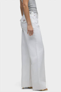 Hudson - Jodie Loose Fit Wide Leg Jean With Flap