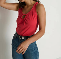 Nation Ltd - Audrey Keyhole Tank Top
