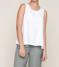 Renuar - Linen Sleeveless Top