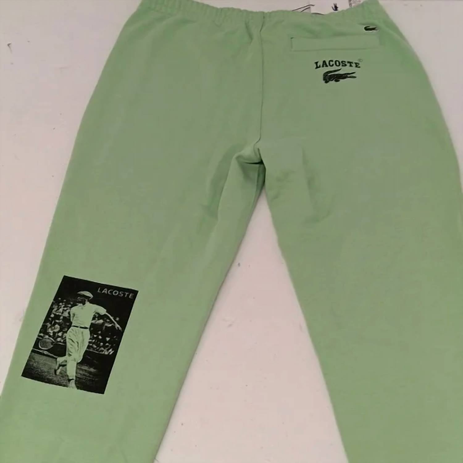 Lacoste - Unisex Live Heritage Print Cotton Fleece Sweatpants