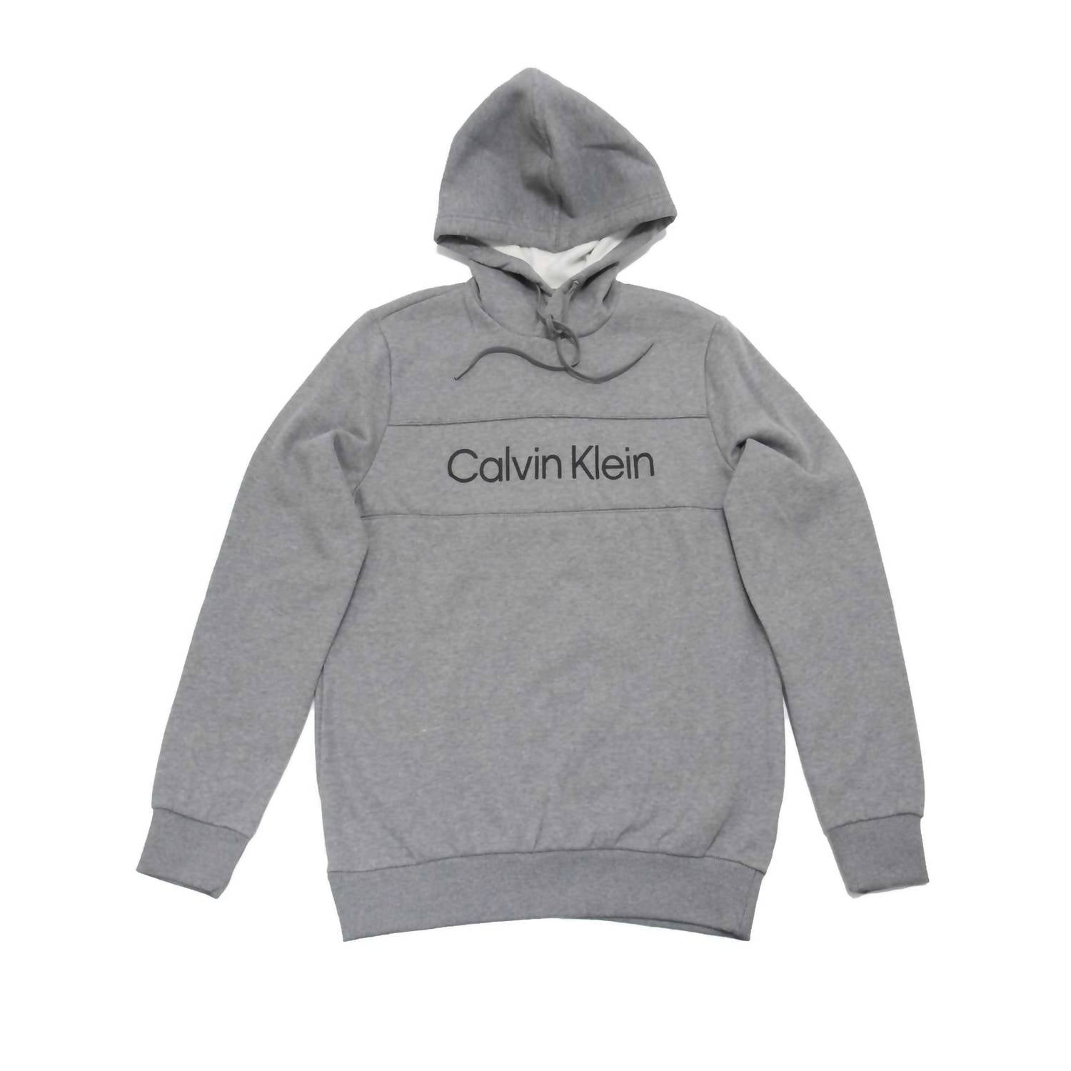 Calvin Klein - Men's Long Sleeve Iconic Logo Piping Pullover Hoodie