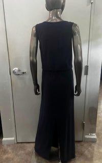 Js Boutique - Women's Blouson Top Long Dress