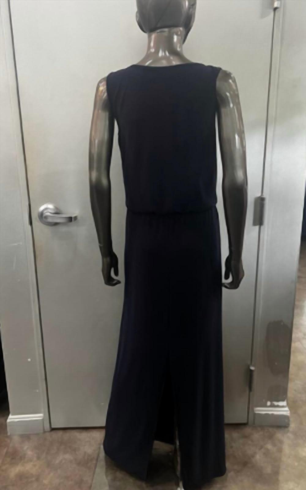 Js Boutique - Women's Blouson Top Long Dress