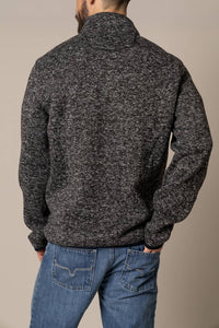 Kimes Ranch Classic Julian Pullover in black - men's sweater - alternate view