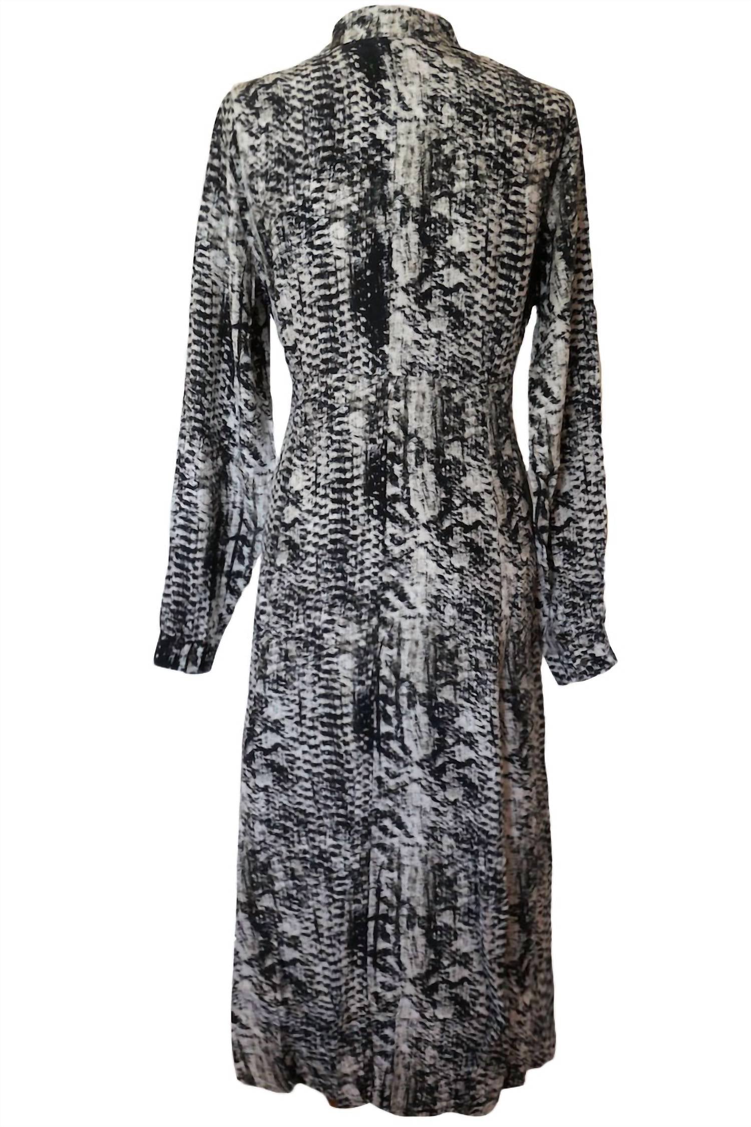 Go By Go Silk - Go Get Schooled Snake Print Midi Dress