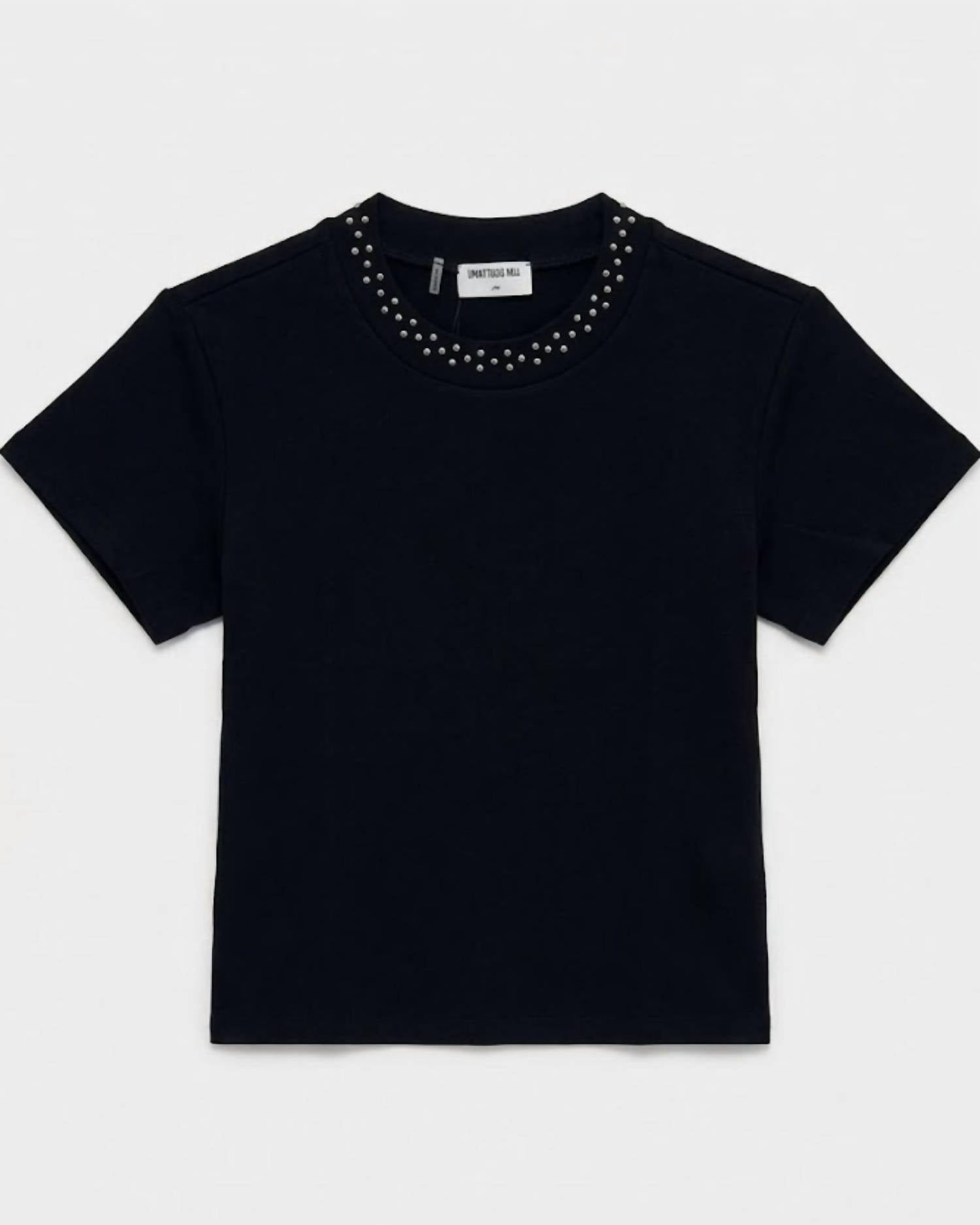 LNA Women's Paula Tee in black - women's t-shirt