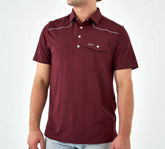 Burlebo - Pearl Snap Performance Polo