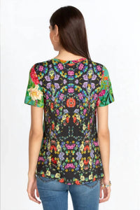 Johnny Was - Panya Favorite Short Sleeve V-Neck Tee