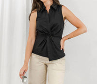 Greylin - Twist Front Shirt